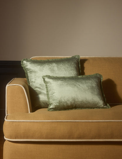 Coussin en velours Brandis