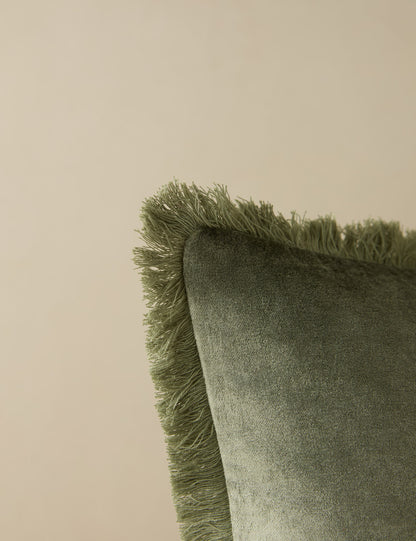 Coussin en velours Brandis