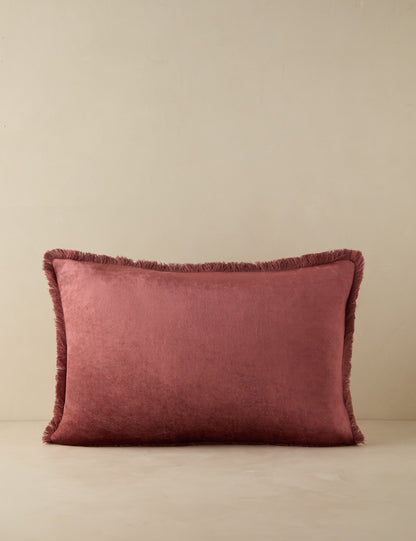 Coussin en velours Brandis