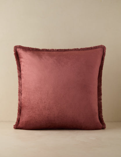 Coussin en velours Brandis