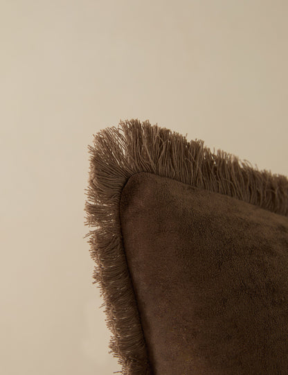 Coussin en velours Brandis