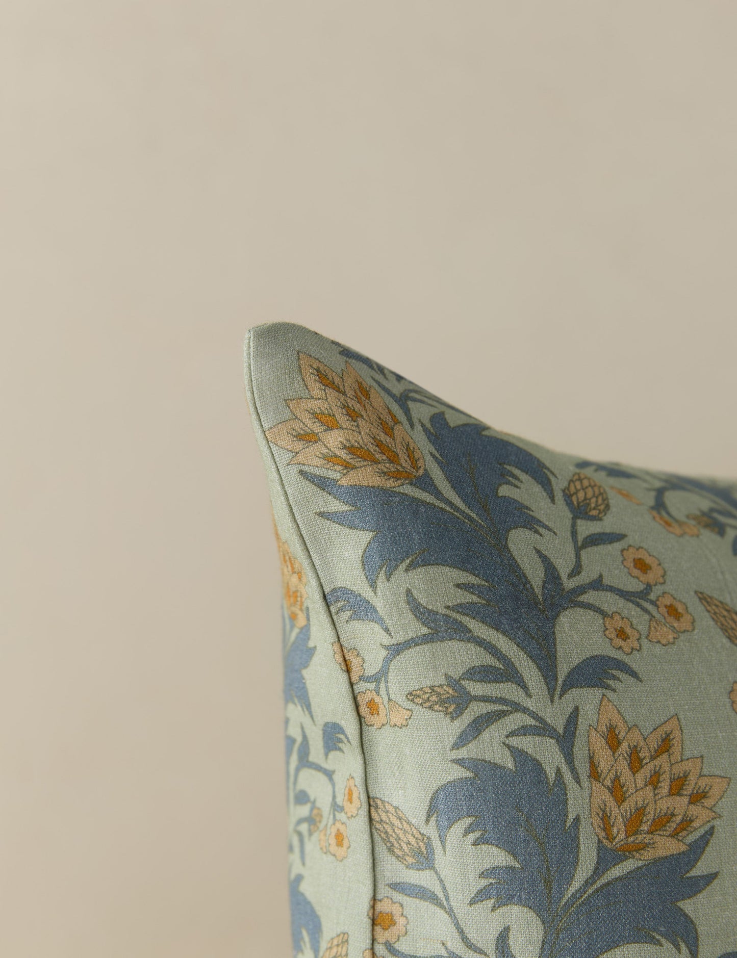 Oreiller en lin et coton Catesby