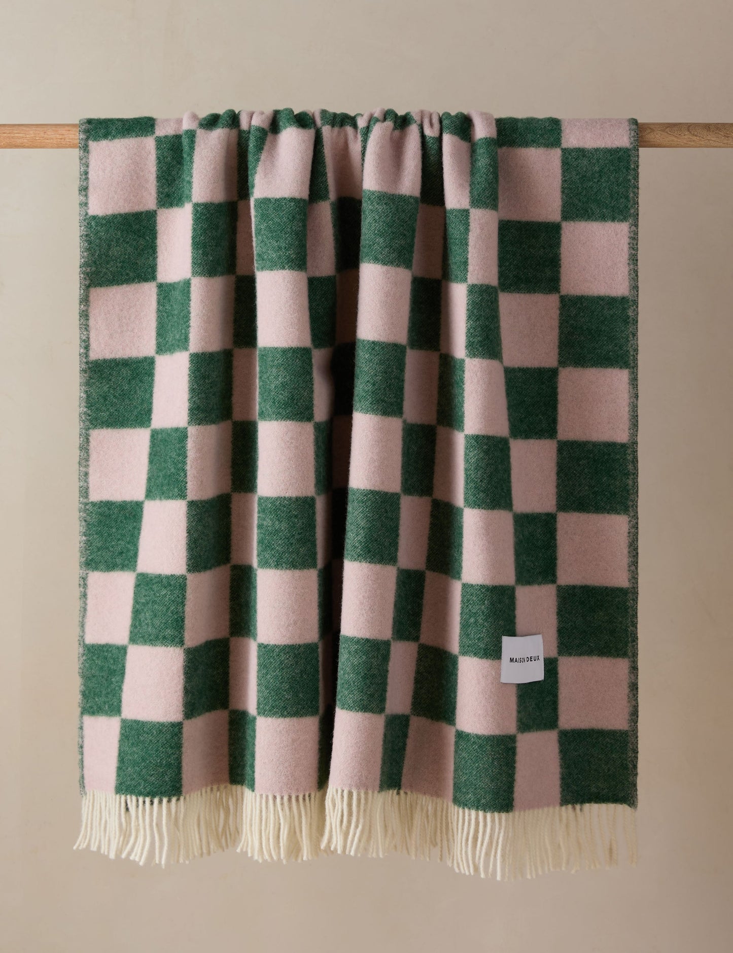 Plaid à carreaux de Maison Deux