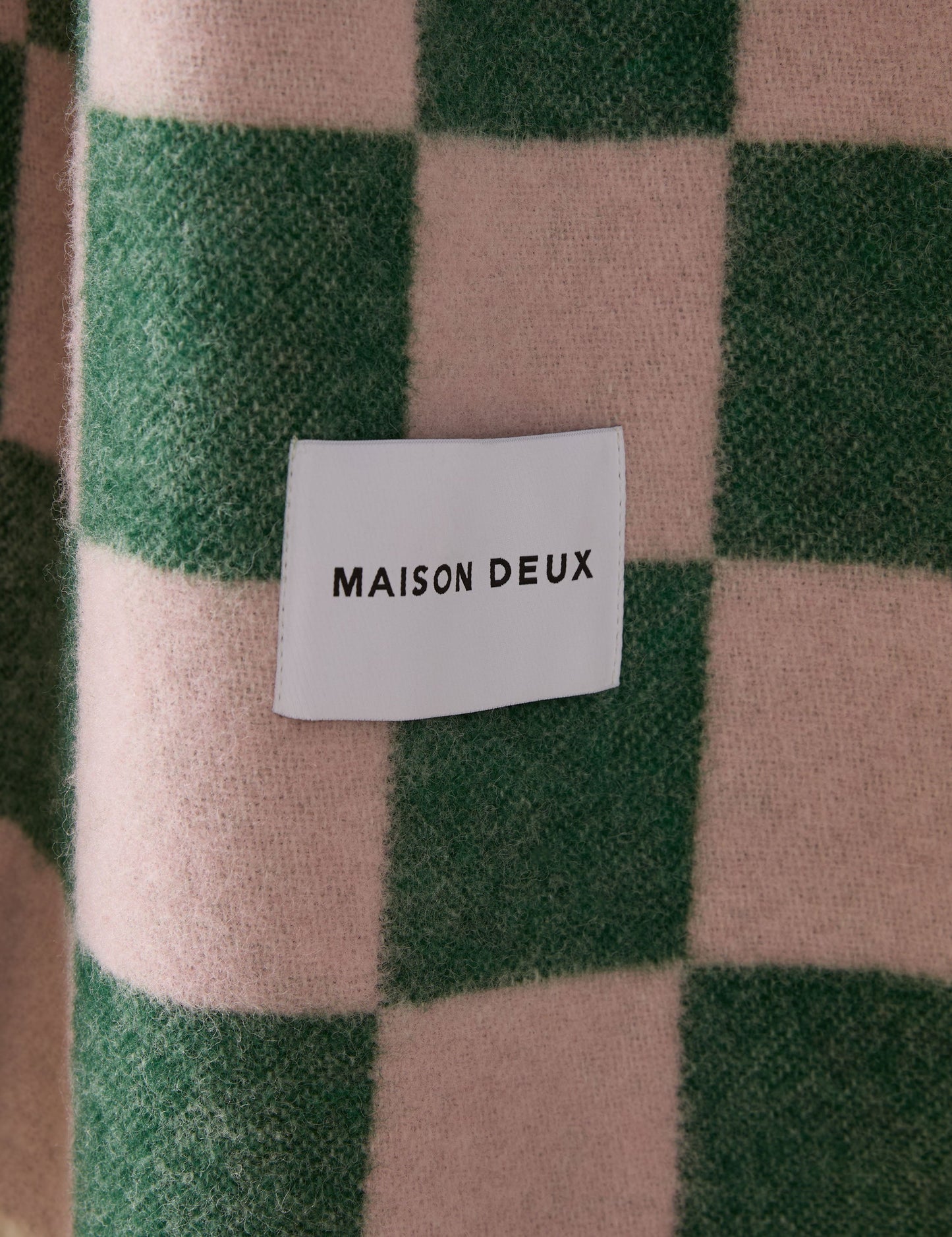 Plaid à carreaux de Maison Deux