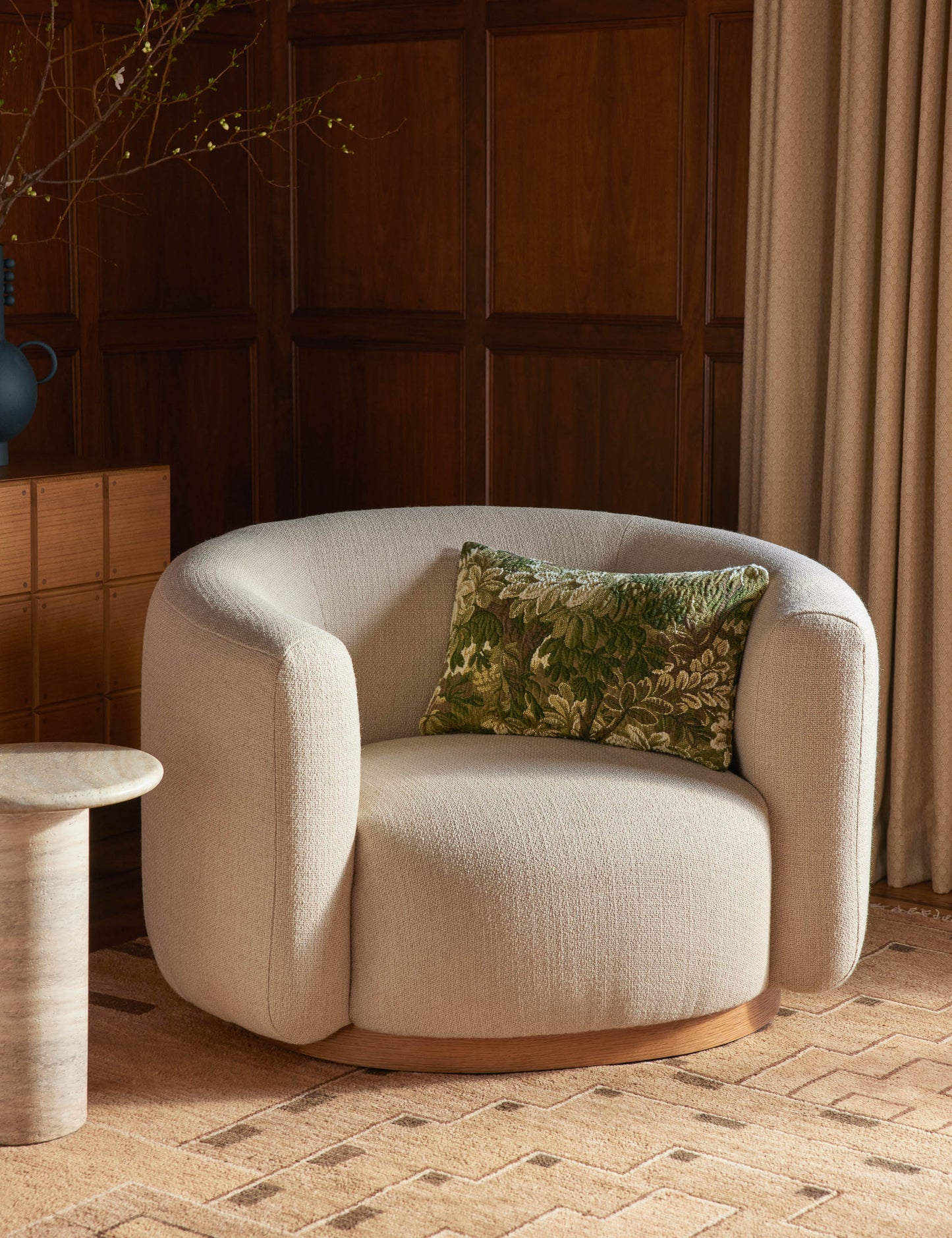 Coussin Ridge Edge de Scalamandre