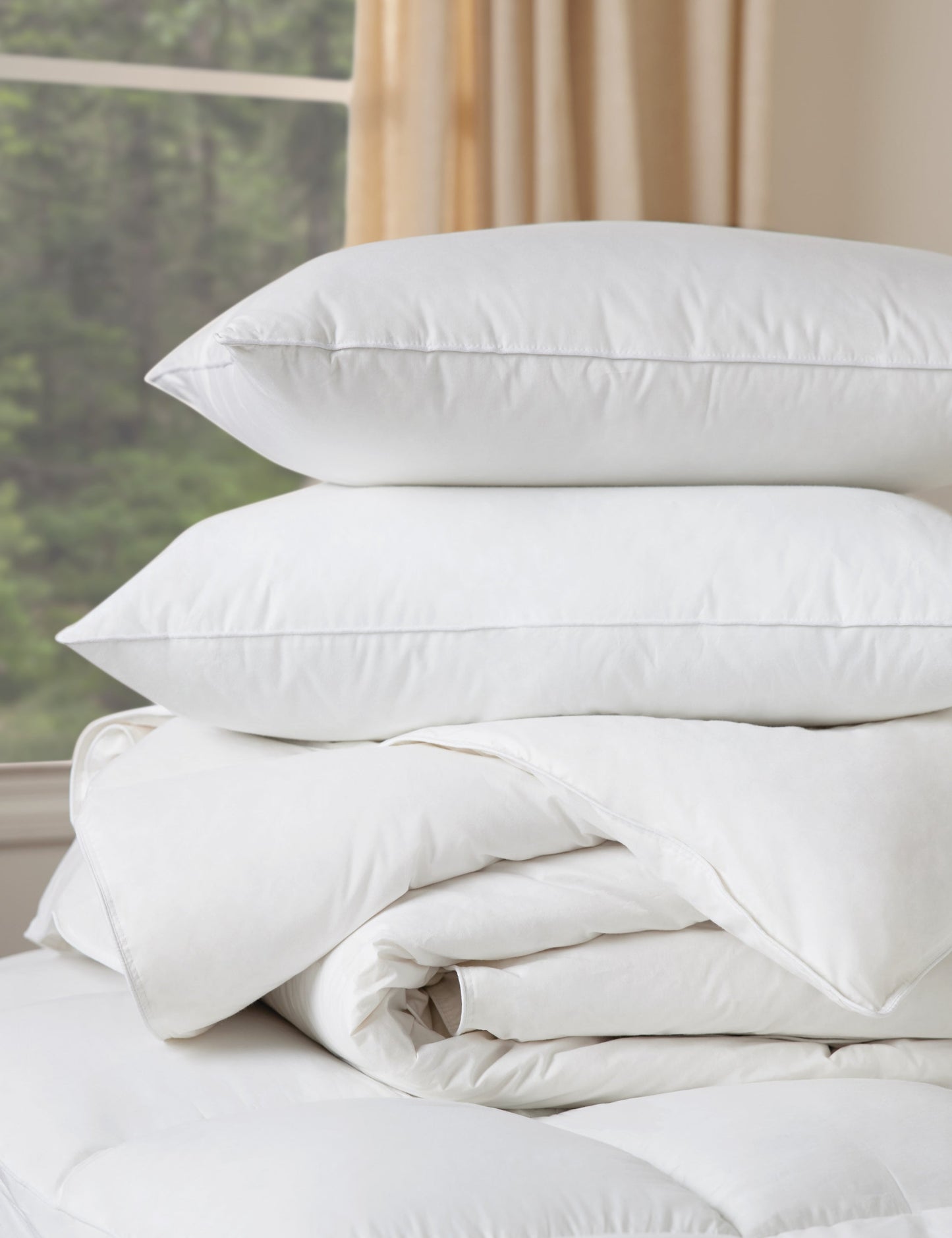 Garniture d'oreiller en duvet pour tous les jours