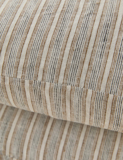 Ensemble de taies d'oreiller rayées Eadlin en lin européen®