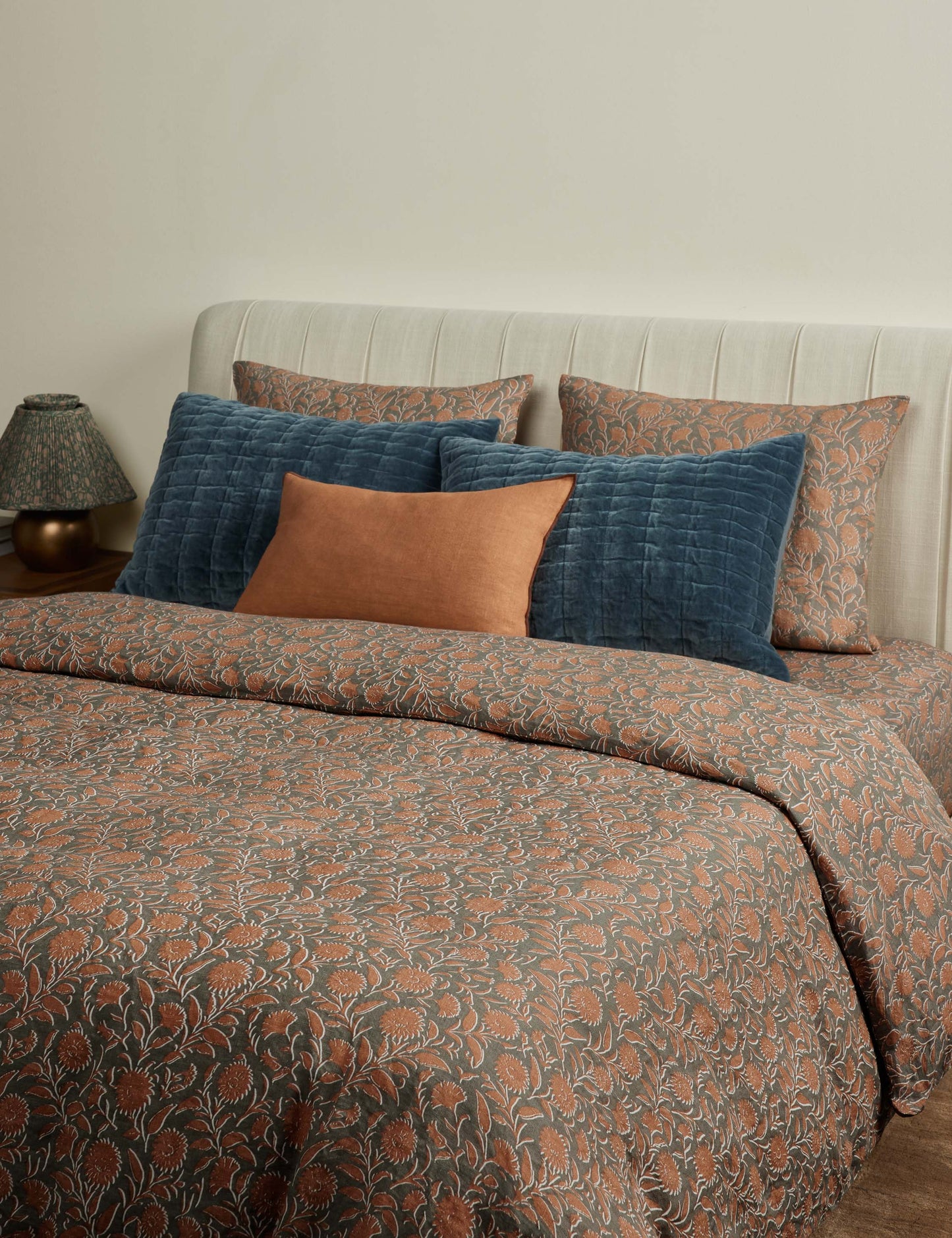 Housse de couette en coton et lin Fransen