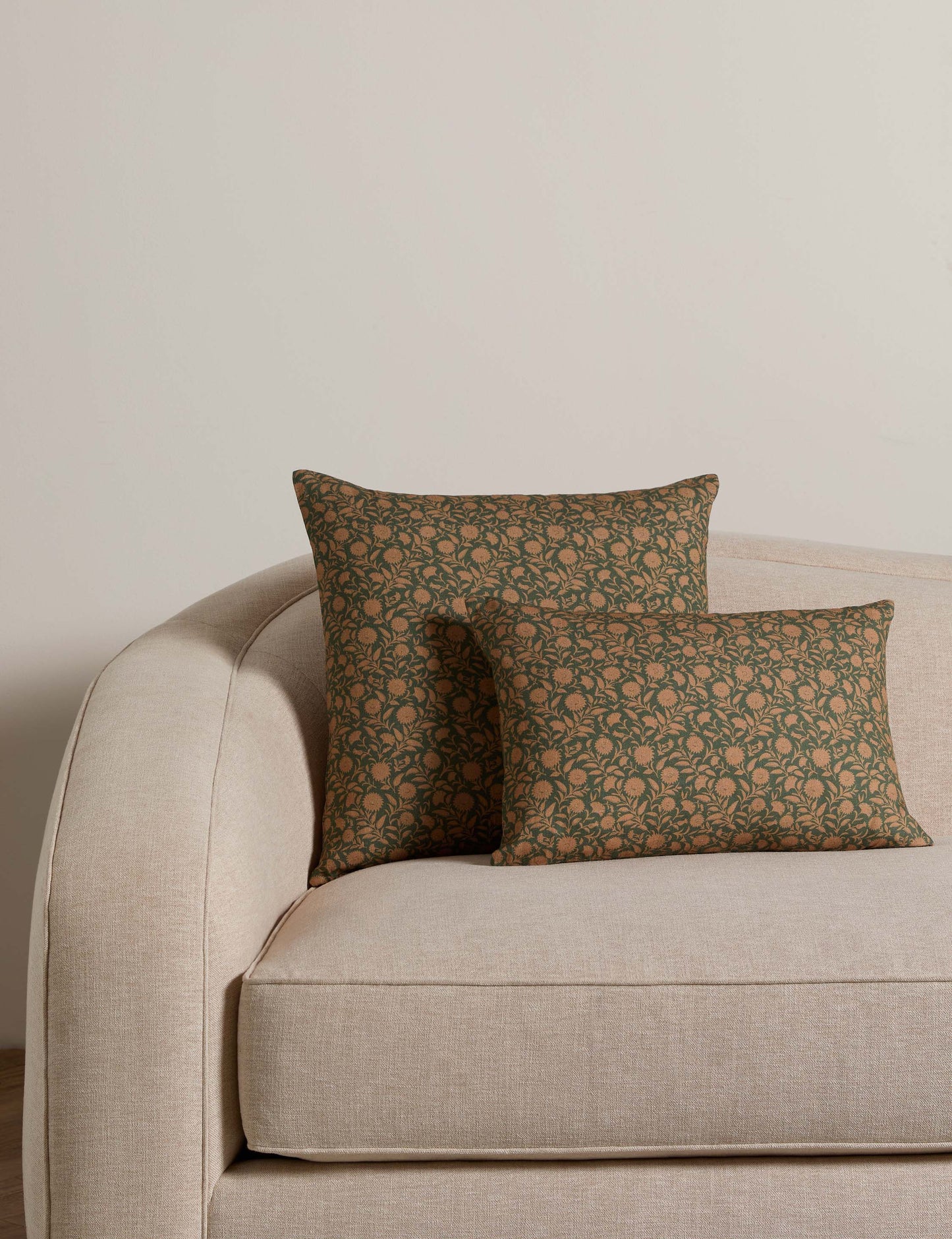 Oreiller en lin et coton Fransen