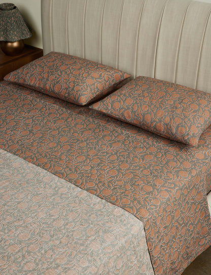 Ensemble de draps en coton et lin Fransen