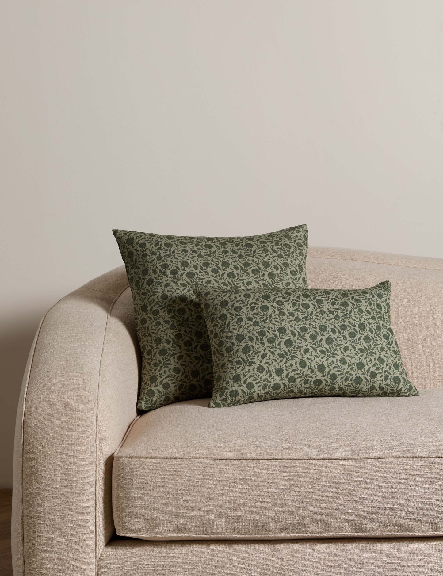 Oreiller en lin et coton Fransen