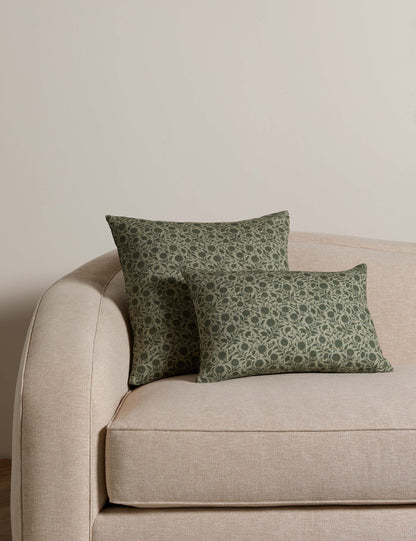 Oreiller en lin et coton Fransen