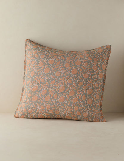 Taie d'oreiller Fransen en lin et coton