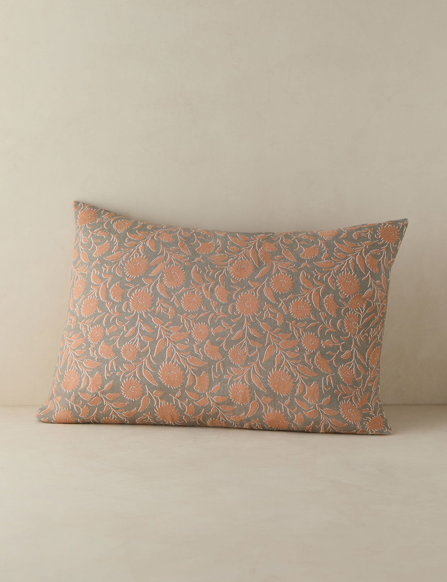 Taie d'oreiller Fransen en lin et coton