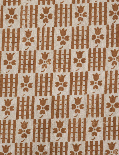 Taie d'oreiller Hedra en lin et coton