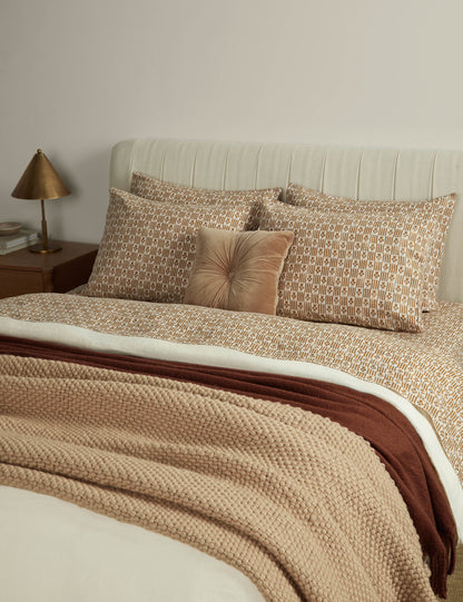 Ensemble de taies d'oreiller en coton et lin Hedra