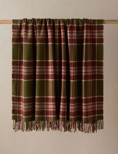 Plaid en laine d'agneau Holm