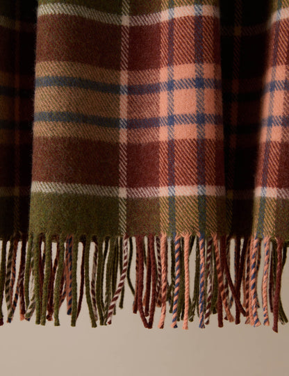 Plaid en laine d'agneau Holm