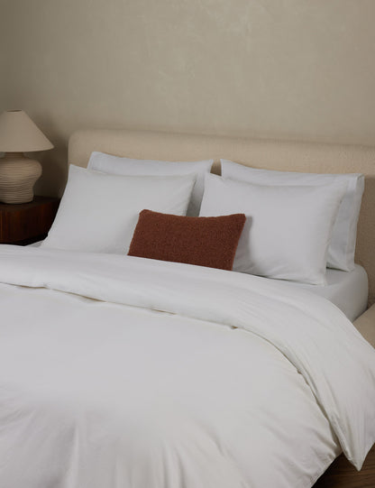 Housse de couette Juna en percale lavée