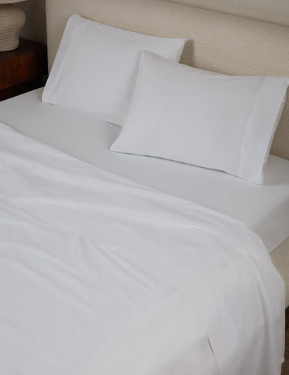 Taies d'oreiller Juna en percale lavée (lot de 2)