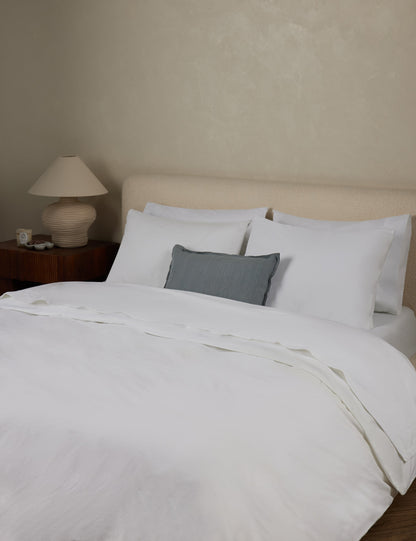 Taie d'oreiller Juna en percale lavée