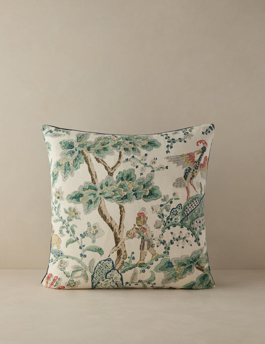 Coussin en lin Kelmescott par Scalamandre