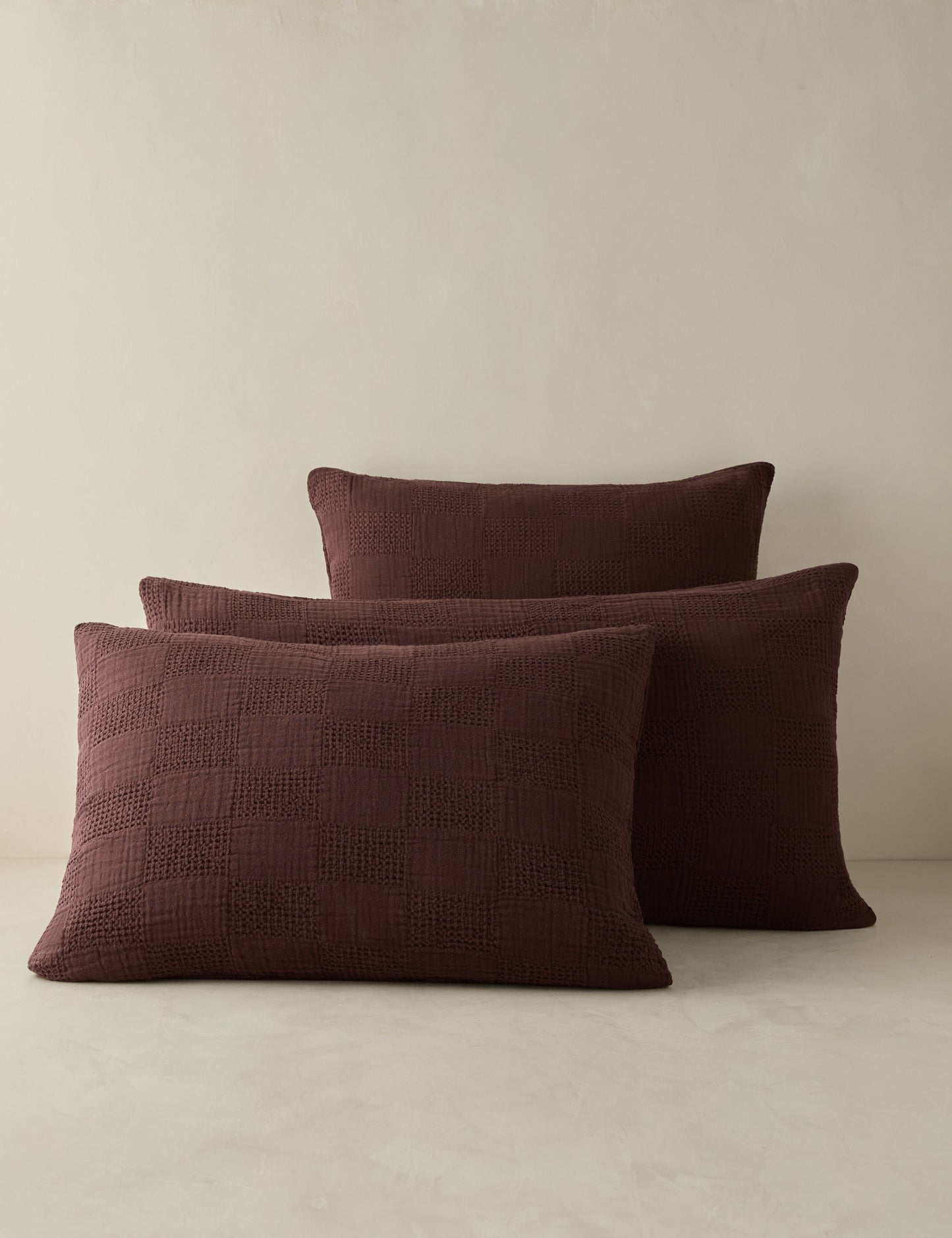 Taie d'oreiller Kingsley en coton texturé