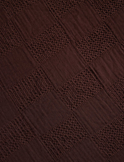 Housse de couette Kingsley en coton texturé