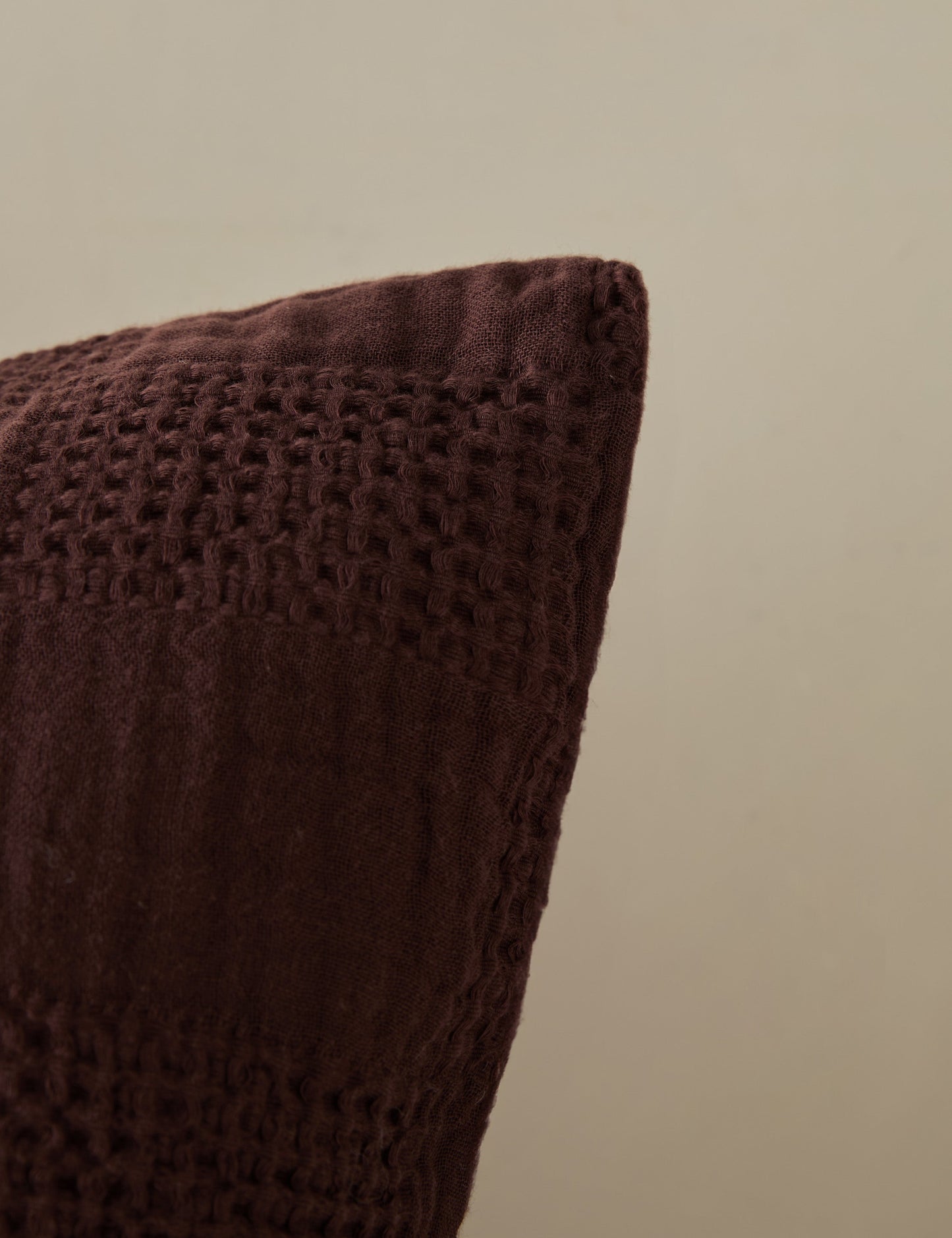 Taie d'oreiller Kingsley en coton texturé