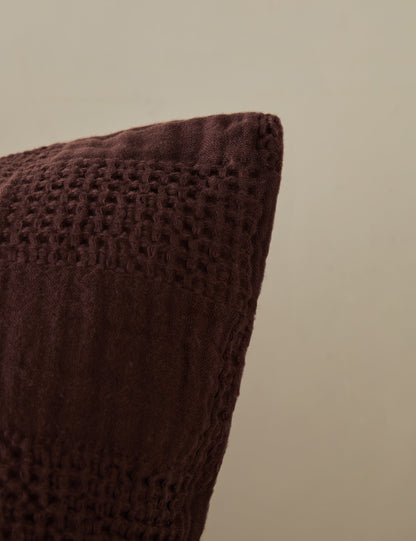 Taie d'oreiller Kingsley en coton texturé