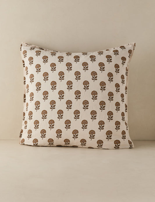 Taie d'oreiller Langford en lin et coton