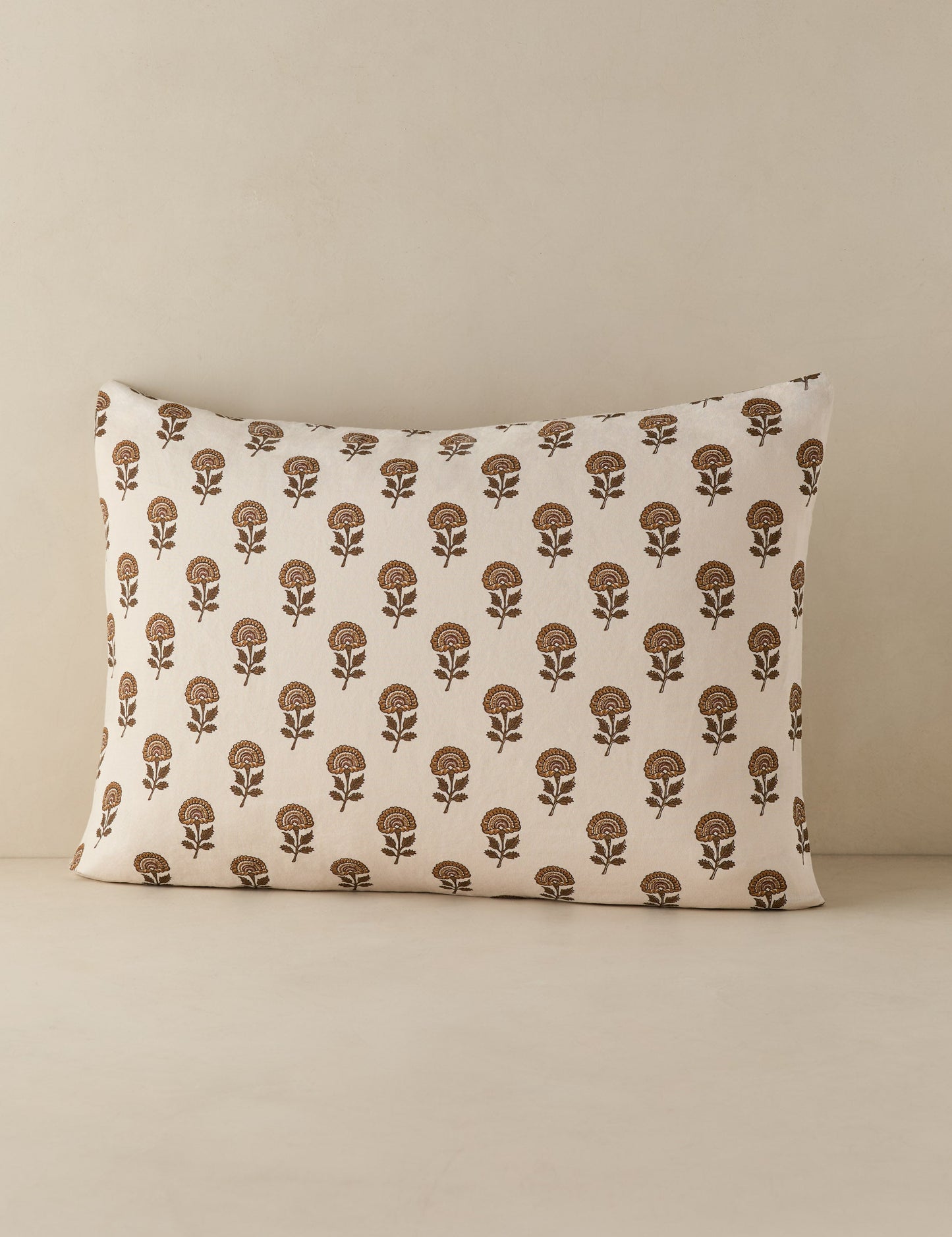 Taie d'oreiller Langford en lin et coton