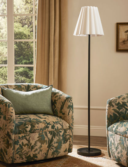 Oreiller en lin contrasté Carys