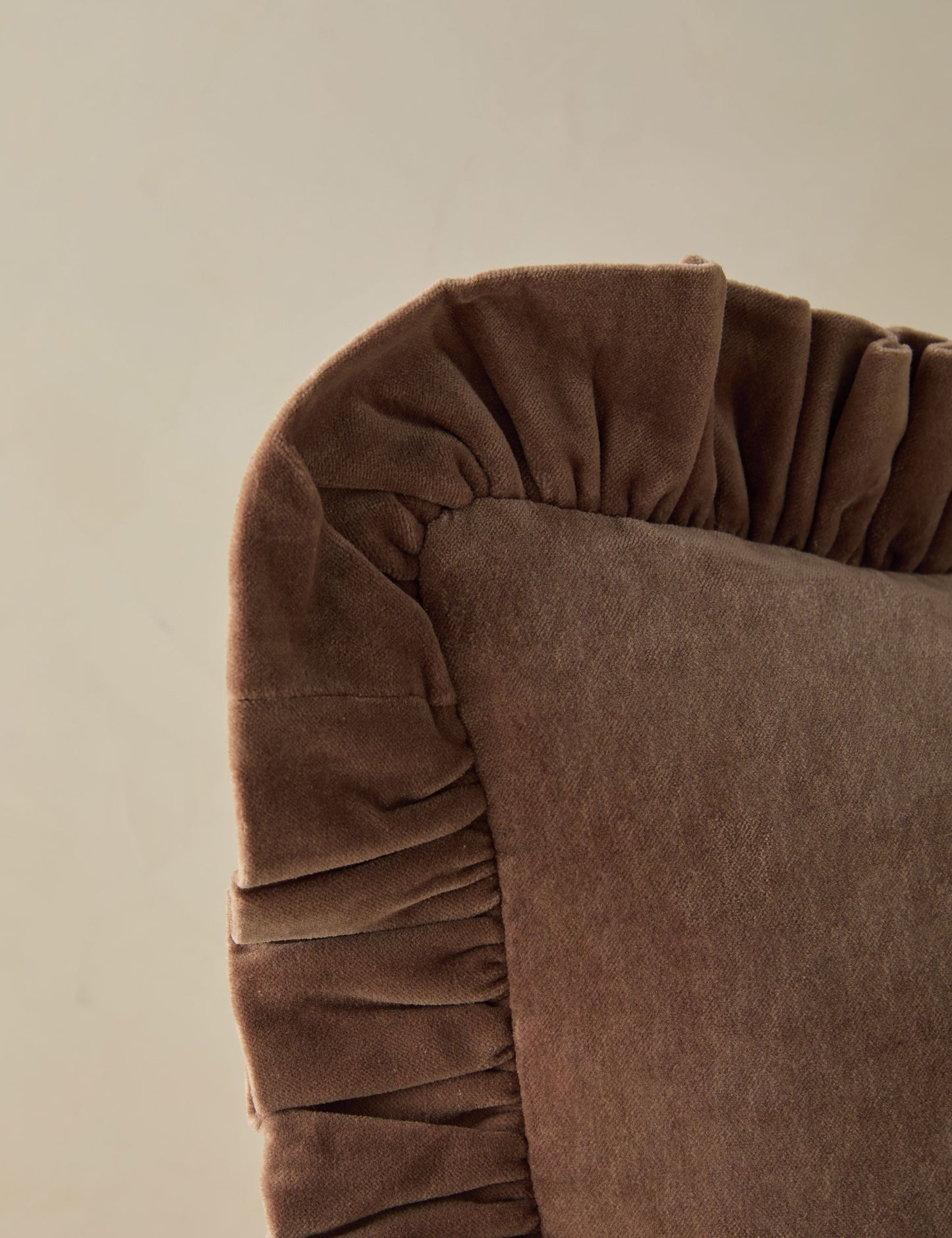 Oreiller en velours Mauree