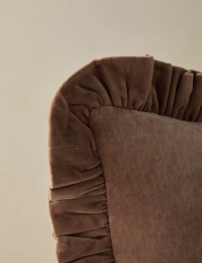 Oreiller en velours Mauree