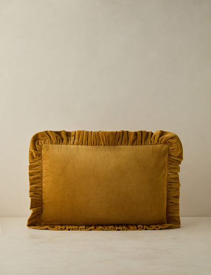 Oreiller en velours Mauree