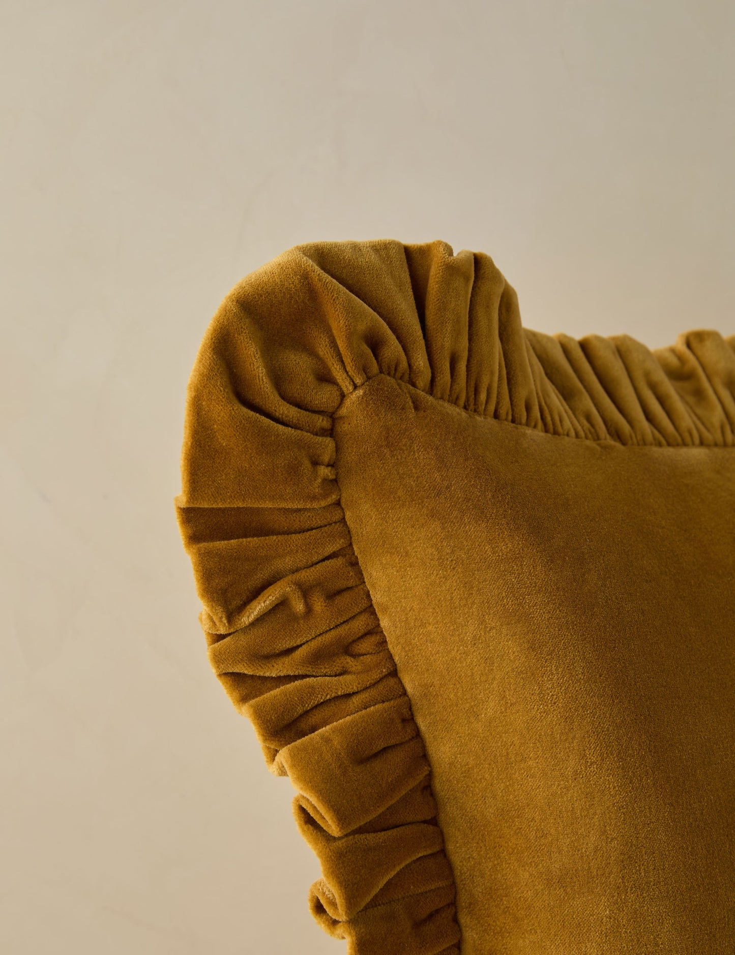 Oreiller en velours Mauree