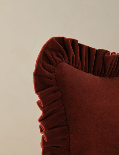 Oreiller en velours Mauree