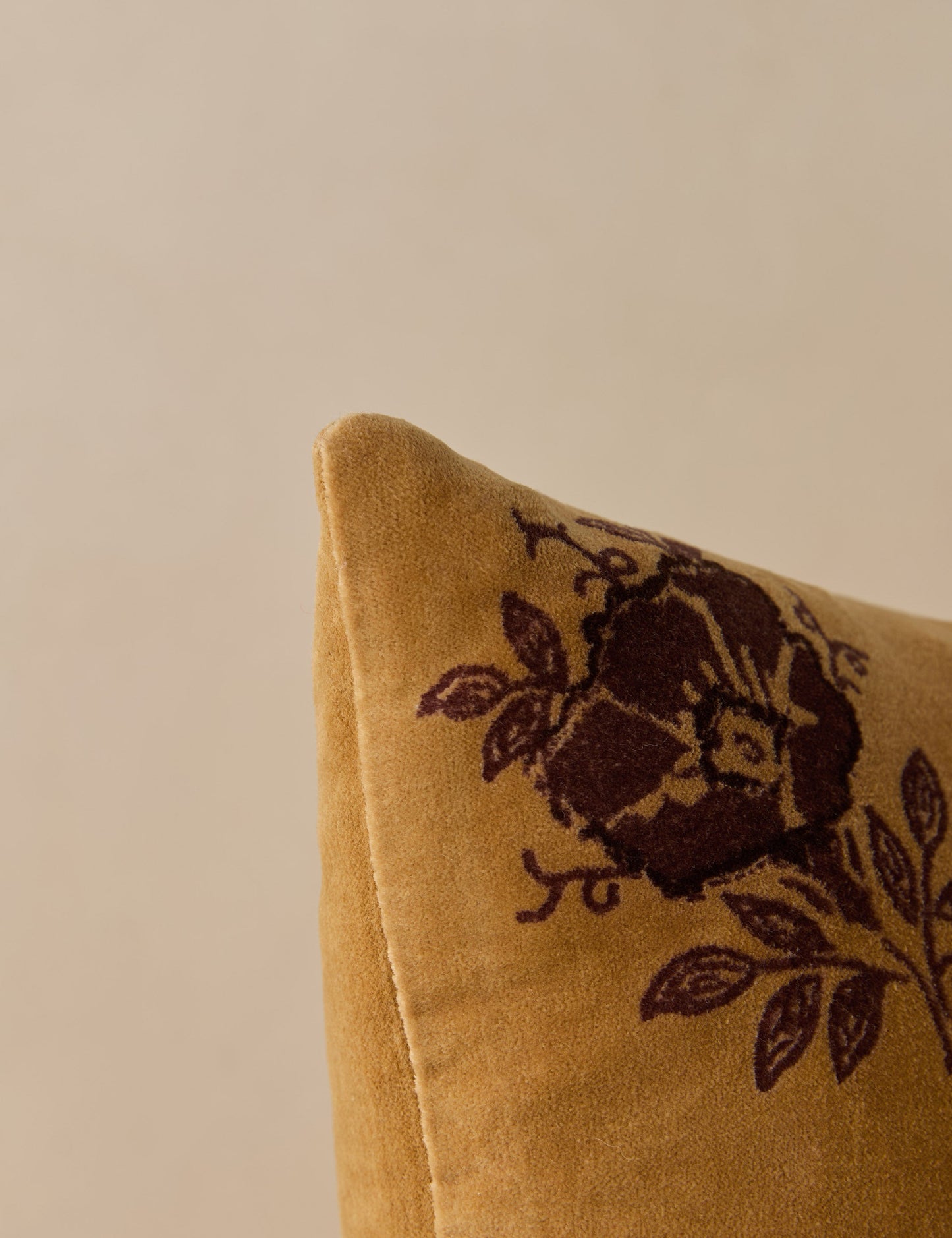 Oreiller en velours de Montréal