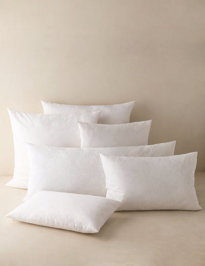 Garniture de coussin décoratif en plumes et duvet