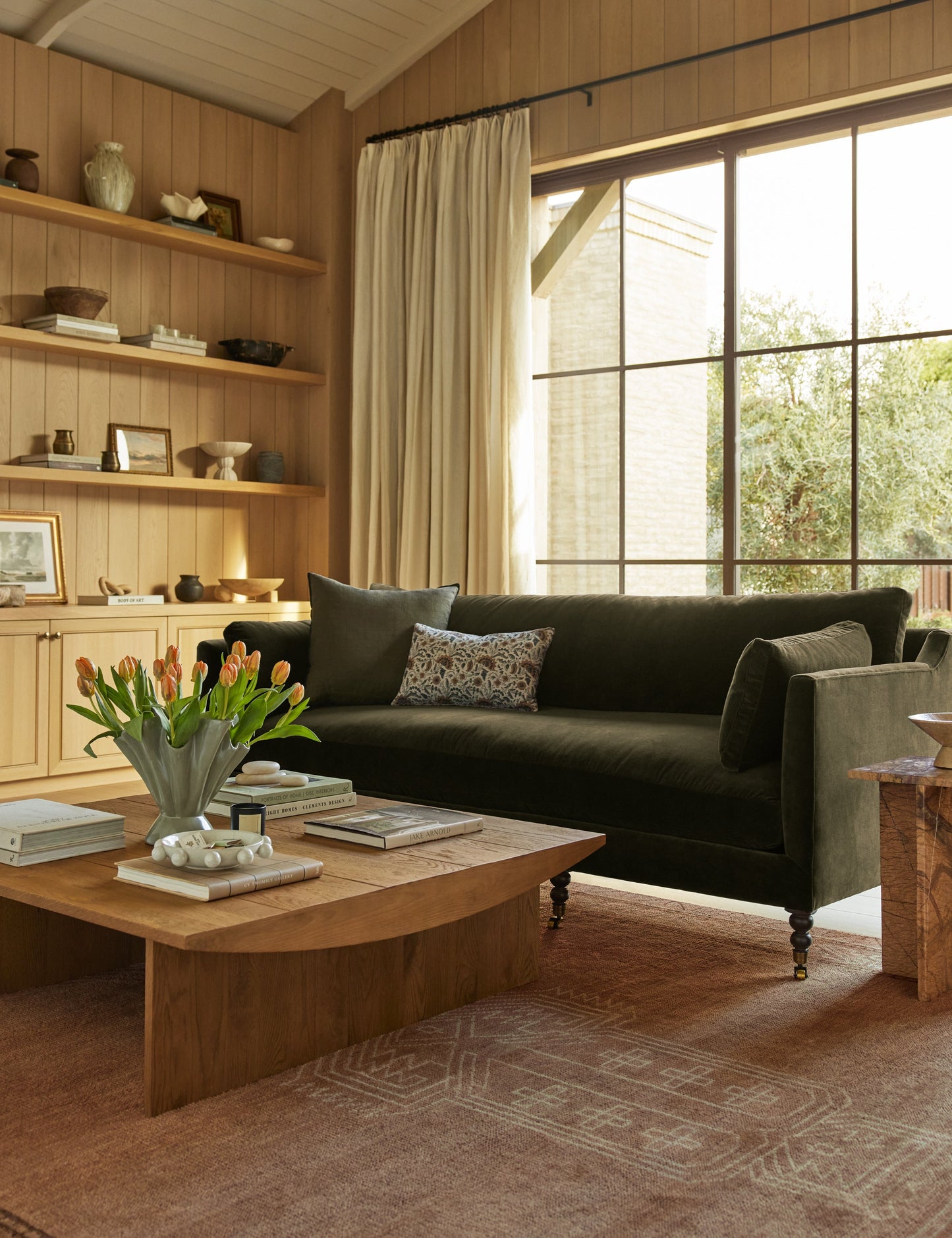 Oreiller en lin Eames