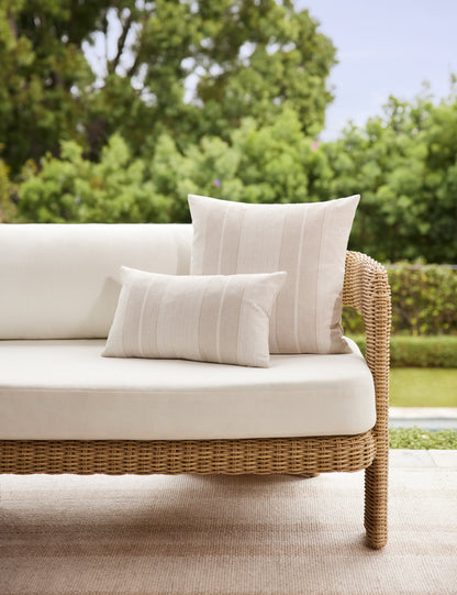 Coussin d'intérieur/extérieur Leo de Sunbrella pour Lulu et Georgia