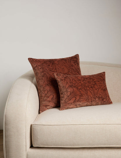 Oreiller en velours Sandell