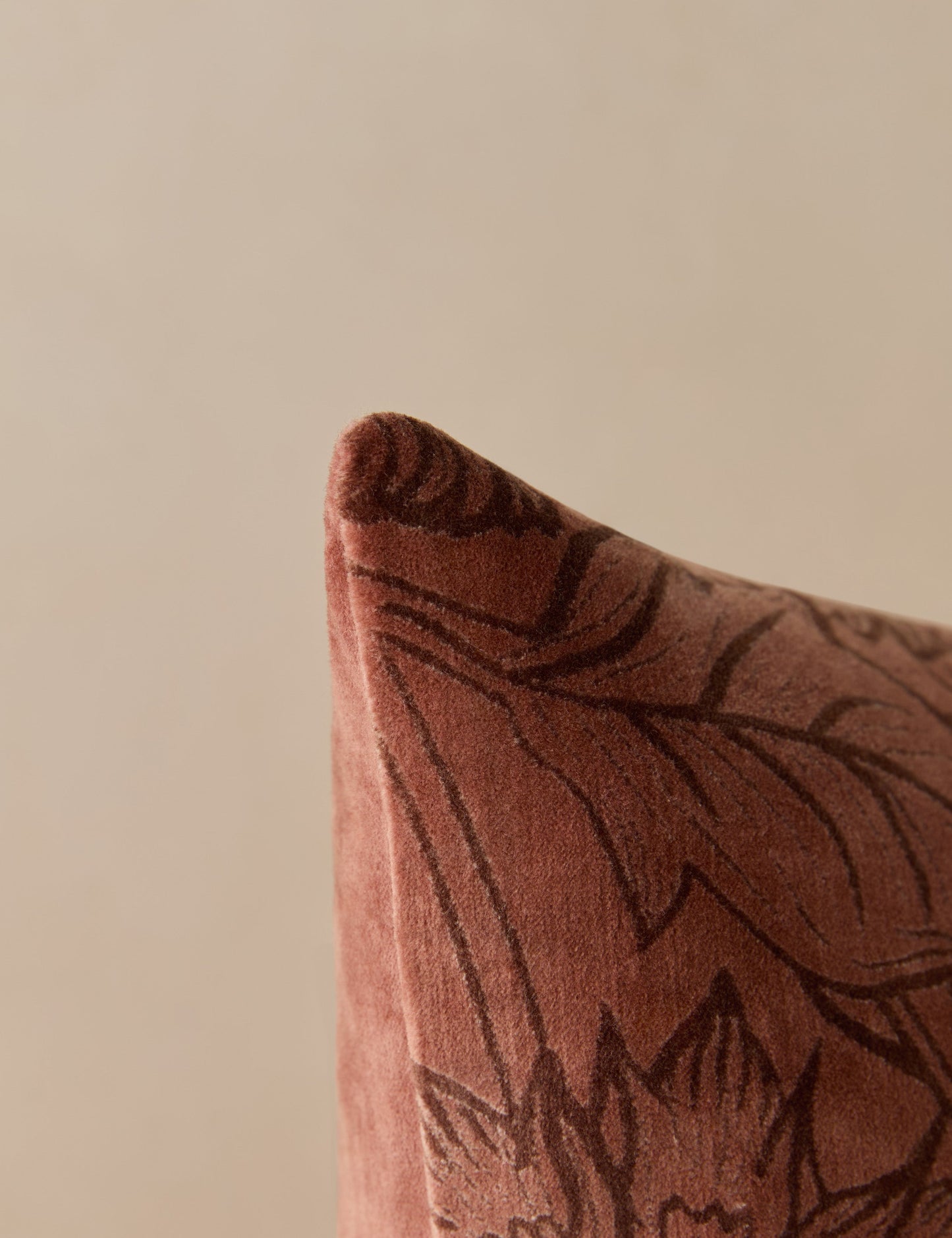 Oreiller en velours Sandell