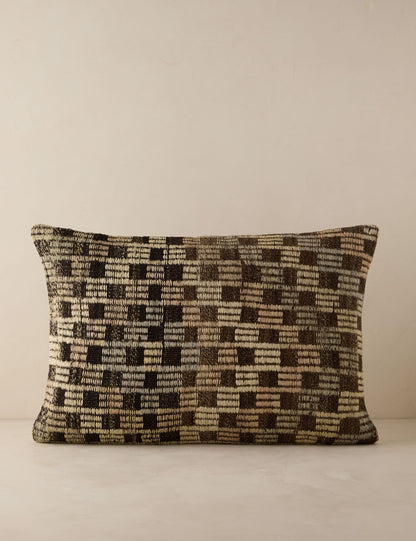 Coussin lombaire vintage n° 217, 16 x 24