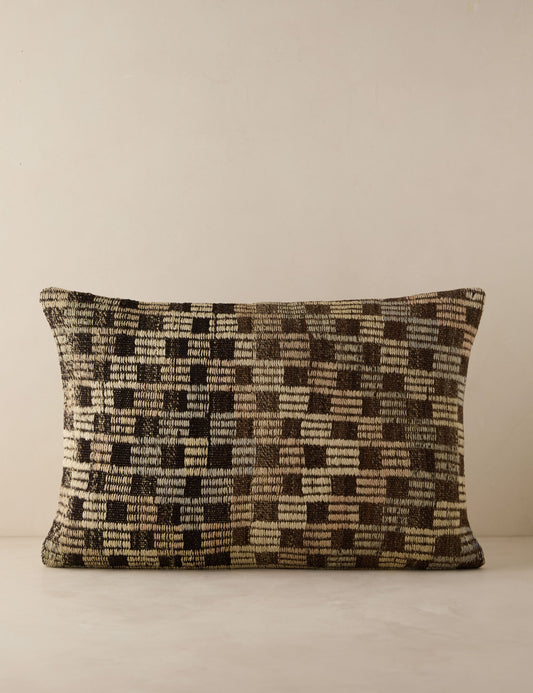 Coussin lombaire vintage n° 217, 16 x 24