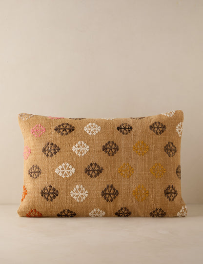 Coussin lombaire vintage n° 225, 16 x 24