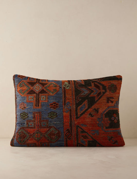 Coussin lombaire vintage n° 227, 16 x 24