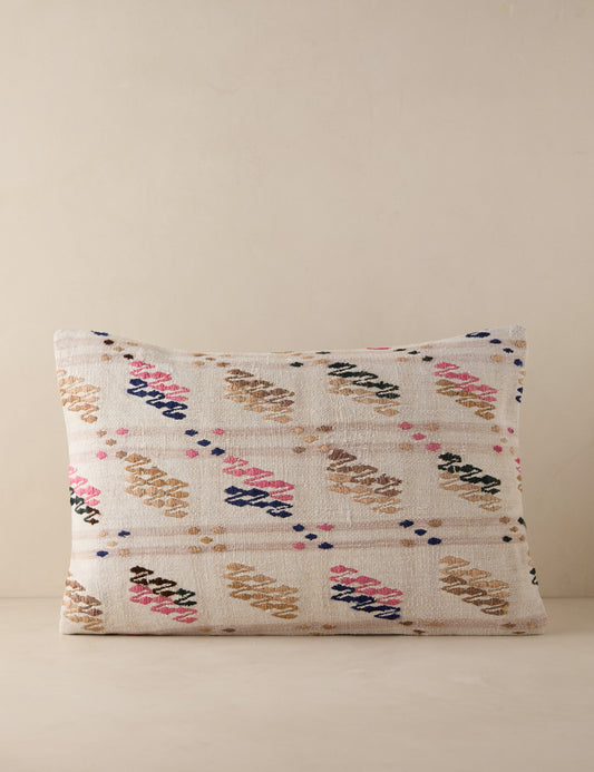 Coussin lombaire vintage n° 231, 16 x 24