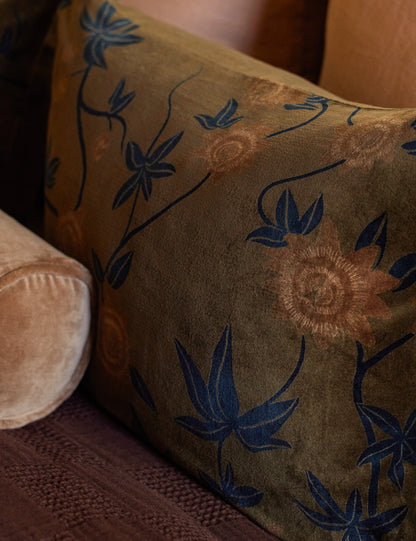 Oreiller en velours Royce